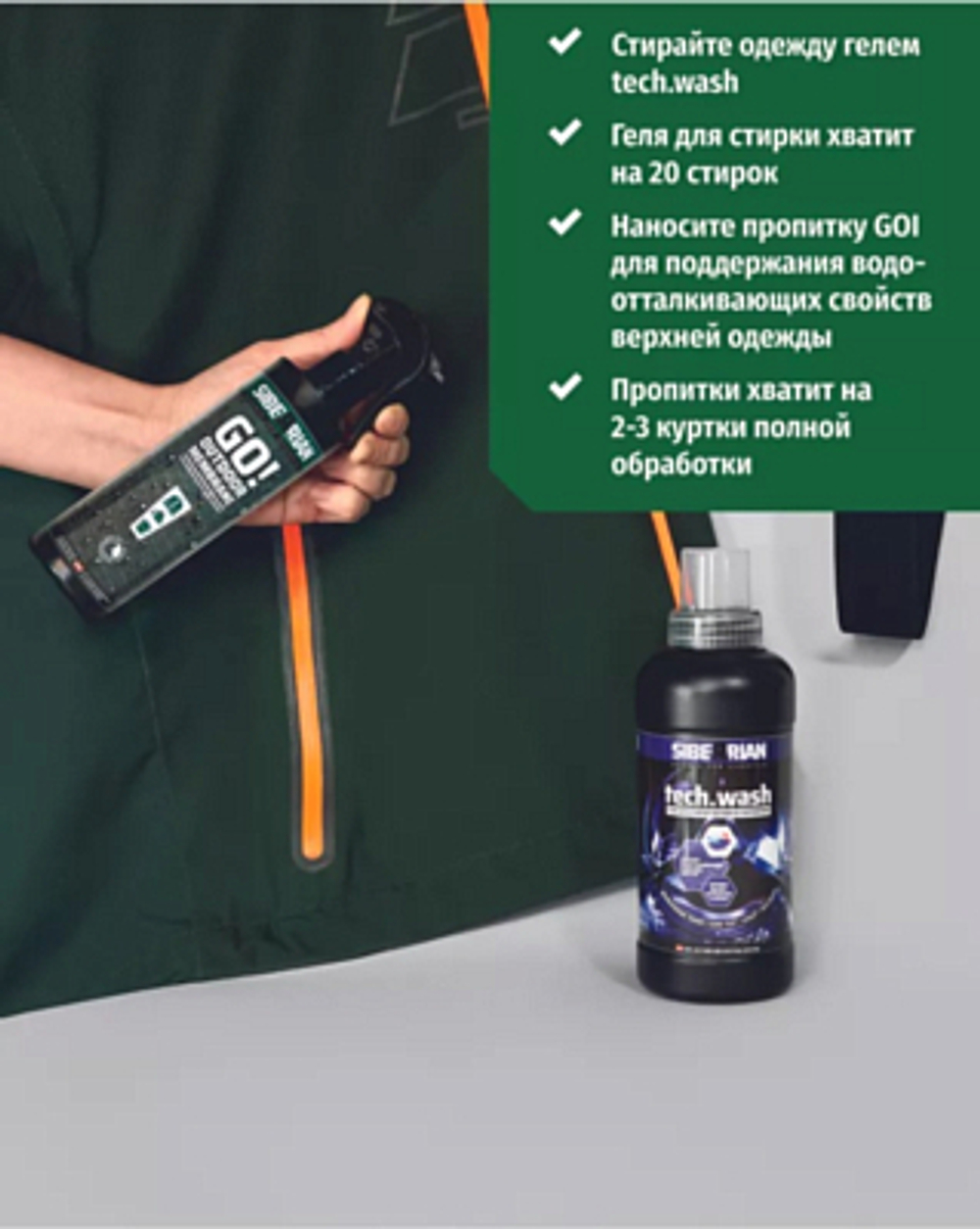 НАБОР ДЛЯ УХОДА ЗА СНАРЯЖЕНИЕМ SIBEARIAN MOUNTAIN SET