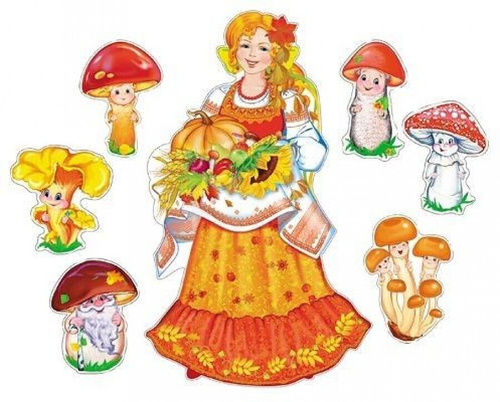 Комплект для оформления интерьера. Осень. Грибная пора. КБ-12965*