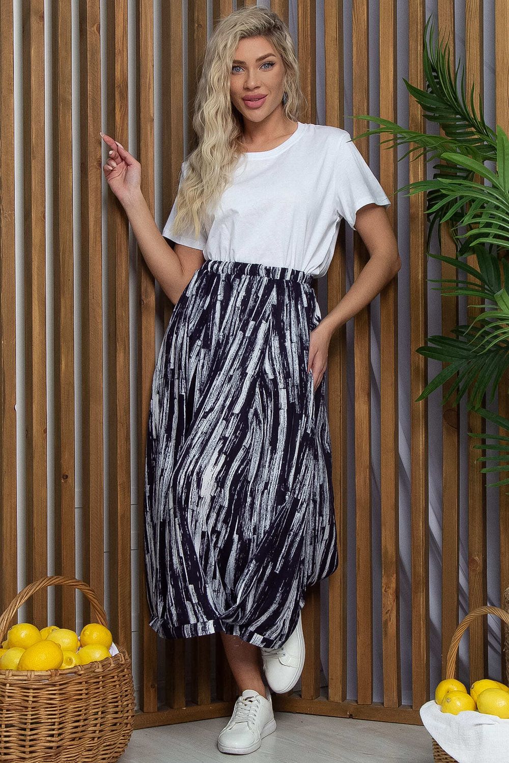 Юбка бохо (синяя) Ю13379-10М LT Collection