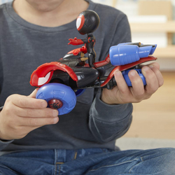 Hasbro Marvel Spidey Amazing Friends - Techno-Racer 2in1 Vehicle + Action Figure 10 см Miles Morales: Spider-Man F1945