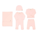 Набор для новорожденных 5 предметов, Розовый