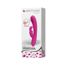 Перезаряжаемый вибратор для G-стимуляции с двигающейся головкой Ulysses (7 режимов вибрации, 3 режима движения), розовый (Цвет: розовый)