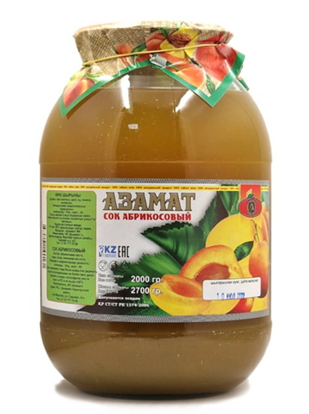 Сок Абрикосовый 2л. Азамат