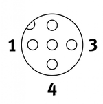 NEBB-M12W5-P-10-LE3 Соединительный кабель