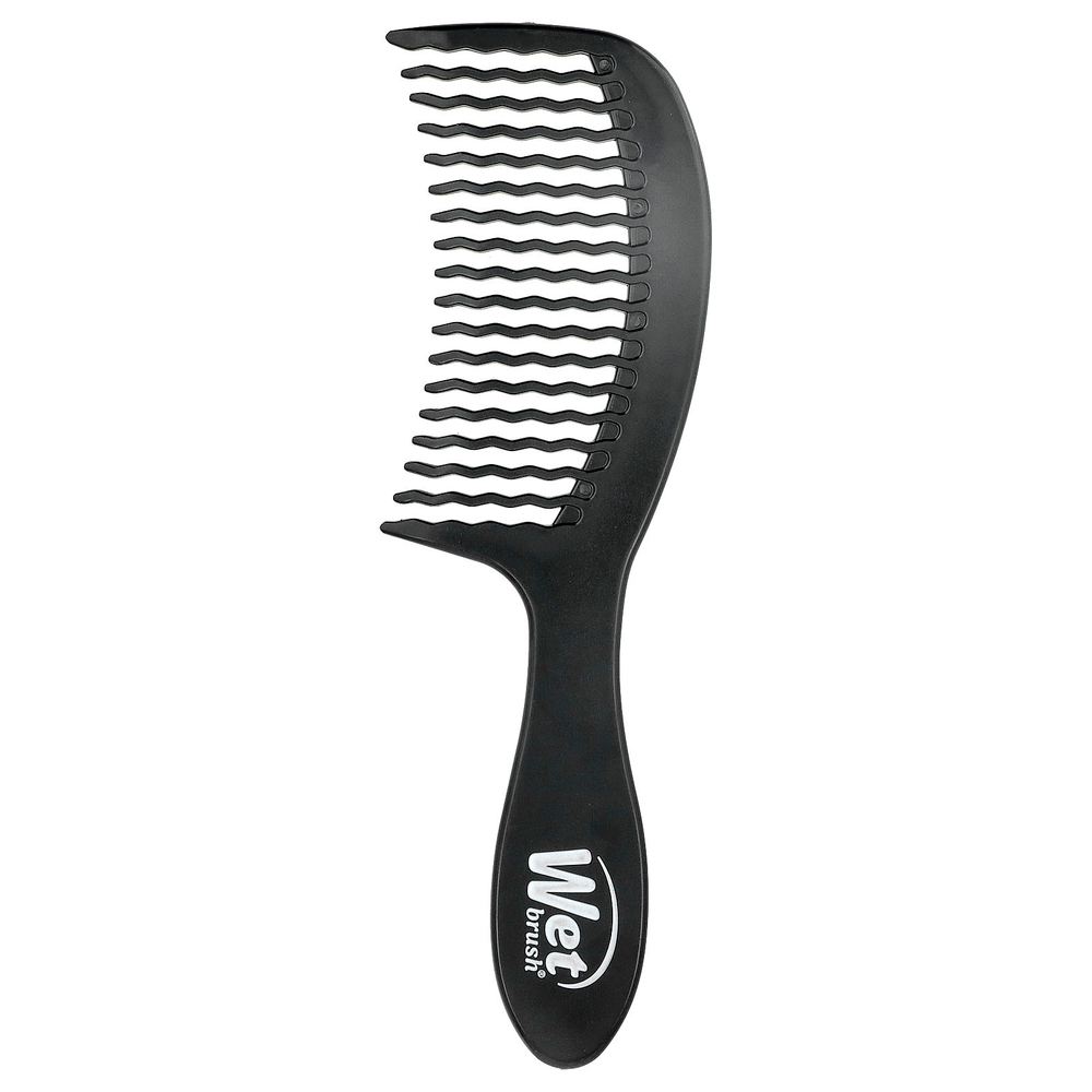 Wet Brush, расческа для распутывания волос, для влажных или сухих волос, черный, 1 гребень