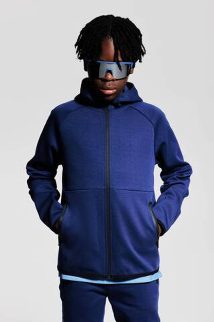 H&M Спортивная толстовка на молнии DryMove, темно-синий