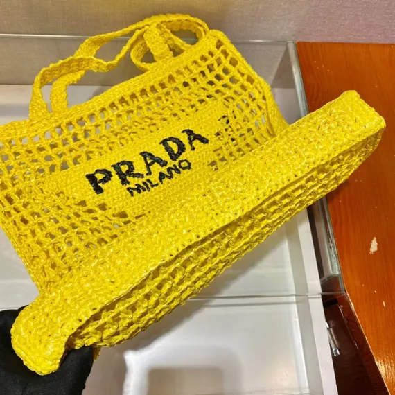 Женская сумка-тоут PRADA RAFFIA