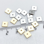 Бусина, цвет золото, размер 6*1 мм, цена за 10 шт