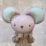 Шар (30"/76 см) Фигура, Милая мышка, Розовый