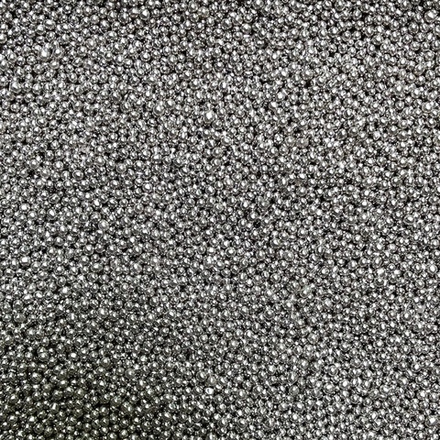 Посыпка кондитерская "Бусы серебряные 3мм" 50г