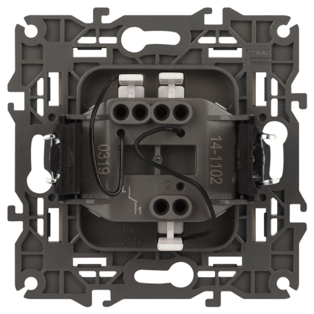 Выключатель ЭРА Elegance 14-1102-02 с подсветкой 10АХ-250В IP20 слоновая кость