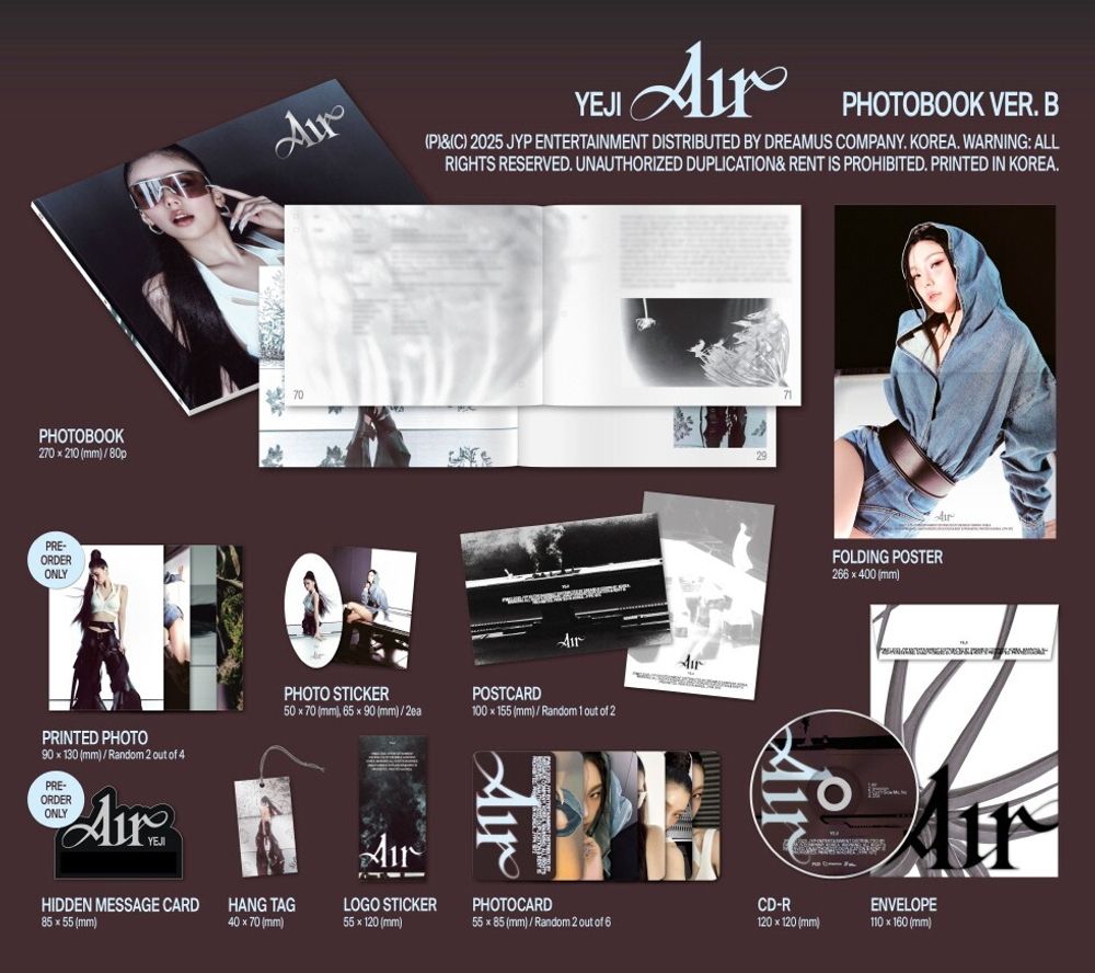 Альбом YEJI - Air (Photobook Ver.)