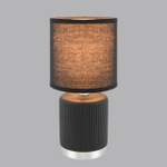 8179/1T COUNTY LN26 500 черный, керамика/текстиль Настольная лампа E14 1*40W 220V KAISA