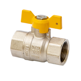 Кран шаровый полнопроходной MVI 3/4*(внутренняя / внутренняя резьба, ручка-бабочка)