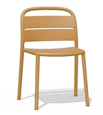 Стул пластиковый Papatya Balat-S, темно-желтый