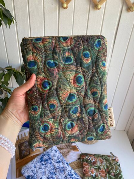 В ПУТИ, ПЕРО ПАВЛИНА, 100% хлопок Handmade Fabrics 3