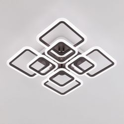 Citilux Марсель Смарт CL232A185E RGB Умная люстра Чёрная