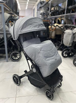 Коляска прогул. TRIP (2кол.(14см)2кол.(19см), съемн.бамп.) (Indigo) (серый)