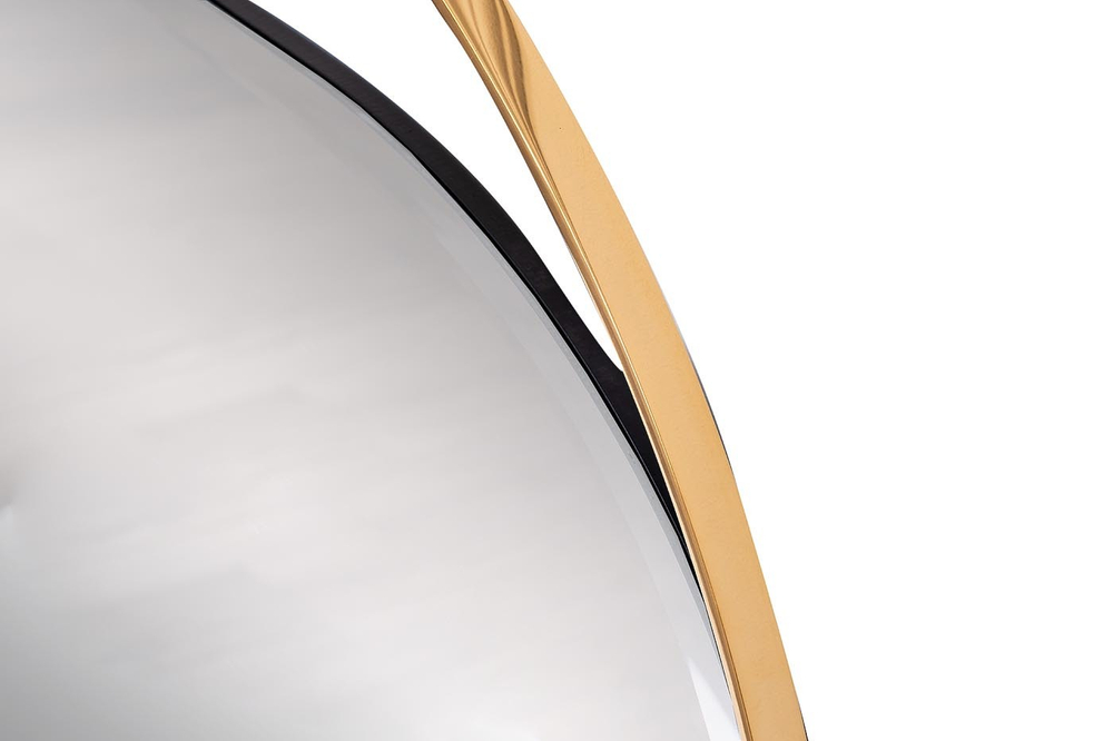 Зеркало декоративное круглое 84см Garda Decor в золотой раме