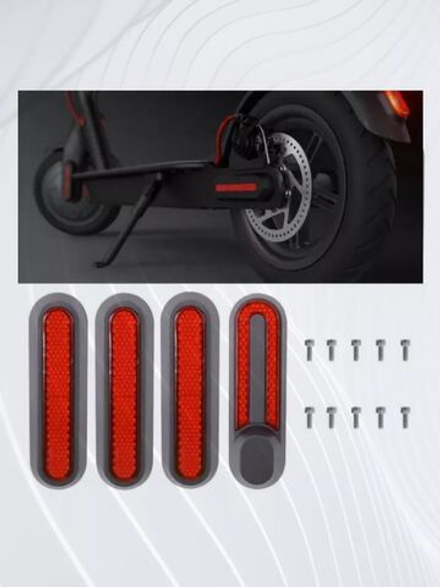 Накладки колес светоотражающие с катафотами для электросамоката Xiaomi