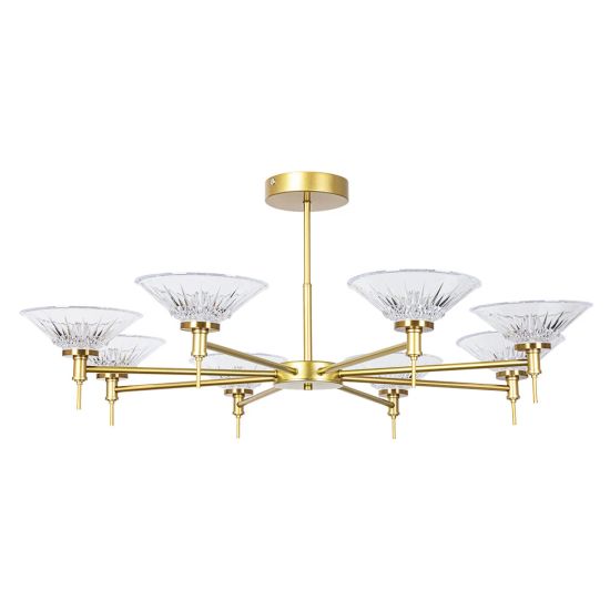 Люстра на штанге Arte Lamp ALESSIA A2076PL-8GO