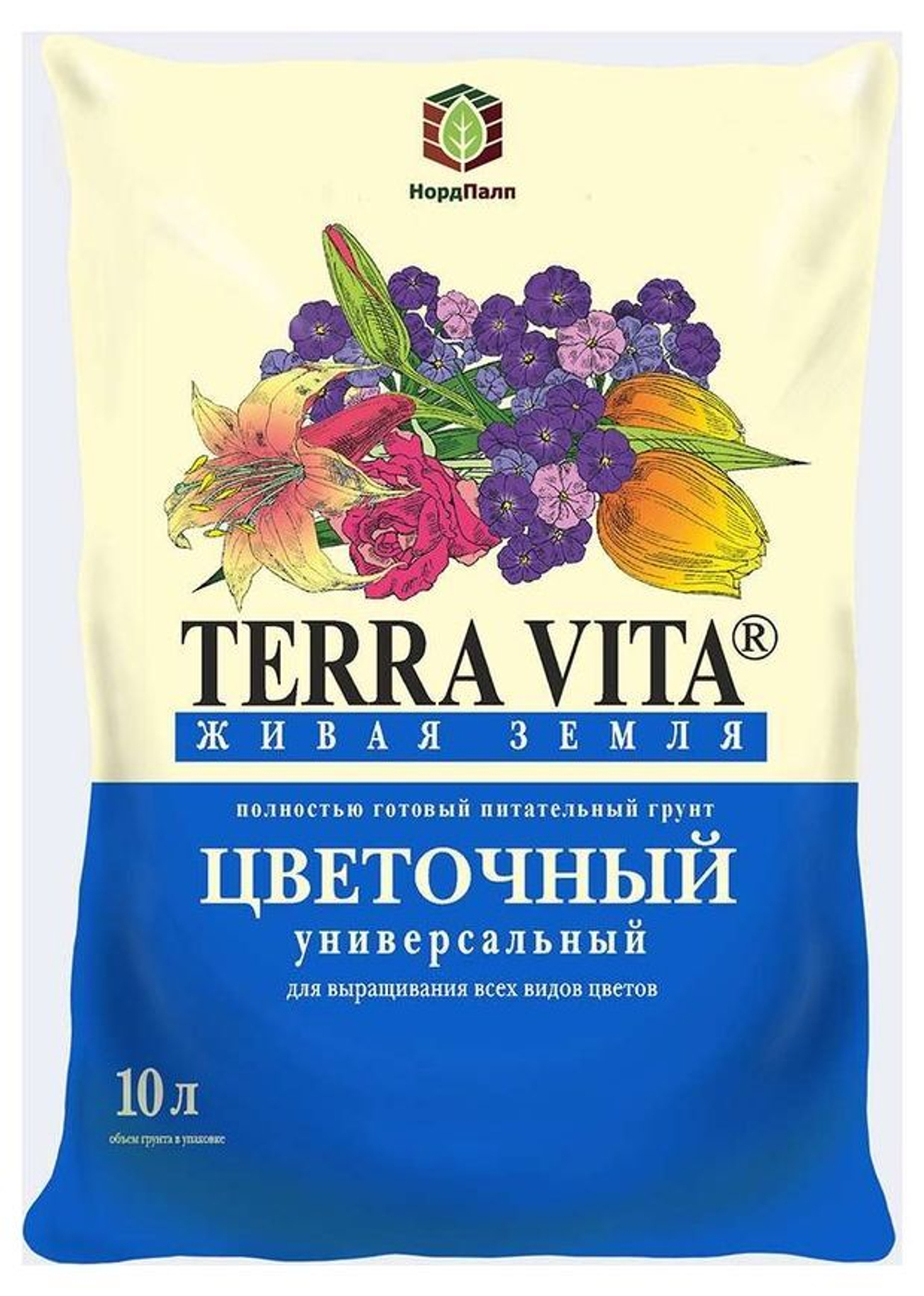 Грунт Terra Vita® Георгин-Астра-Земляника (25л)