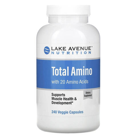 Lake Avenue Nutrition, аминокислоты, 240 растительных капсул