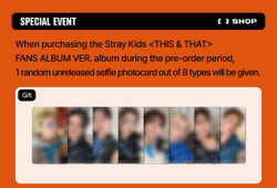 Альбом Stray Kids - THIS & THAT (FANS ALBUM Ver.) - с подарками за предзаказ