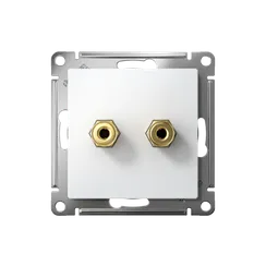 Розетка аудио 2-м AtlasDesign бел. SE ATN000187