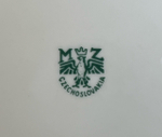 Масленка фарфоровая "Мейсенский букет, золочение,MZ Moritz Zdekauer Чехословакия винтаж 1970-1990 гг