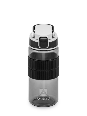 722 Тритановая бутылка с манжетом и питьевой трубочкой на 0.55л