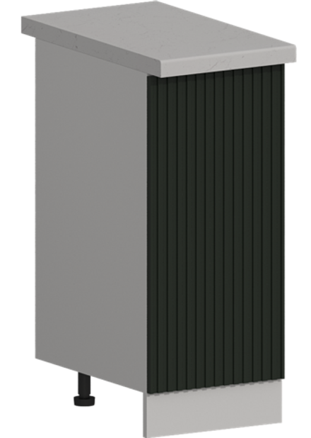 Кухня Модуль ШН 350 Графит / Насыщенно-зеленый