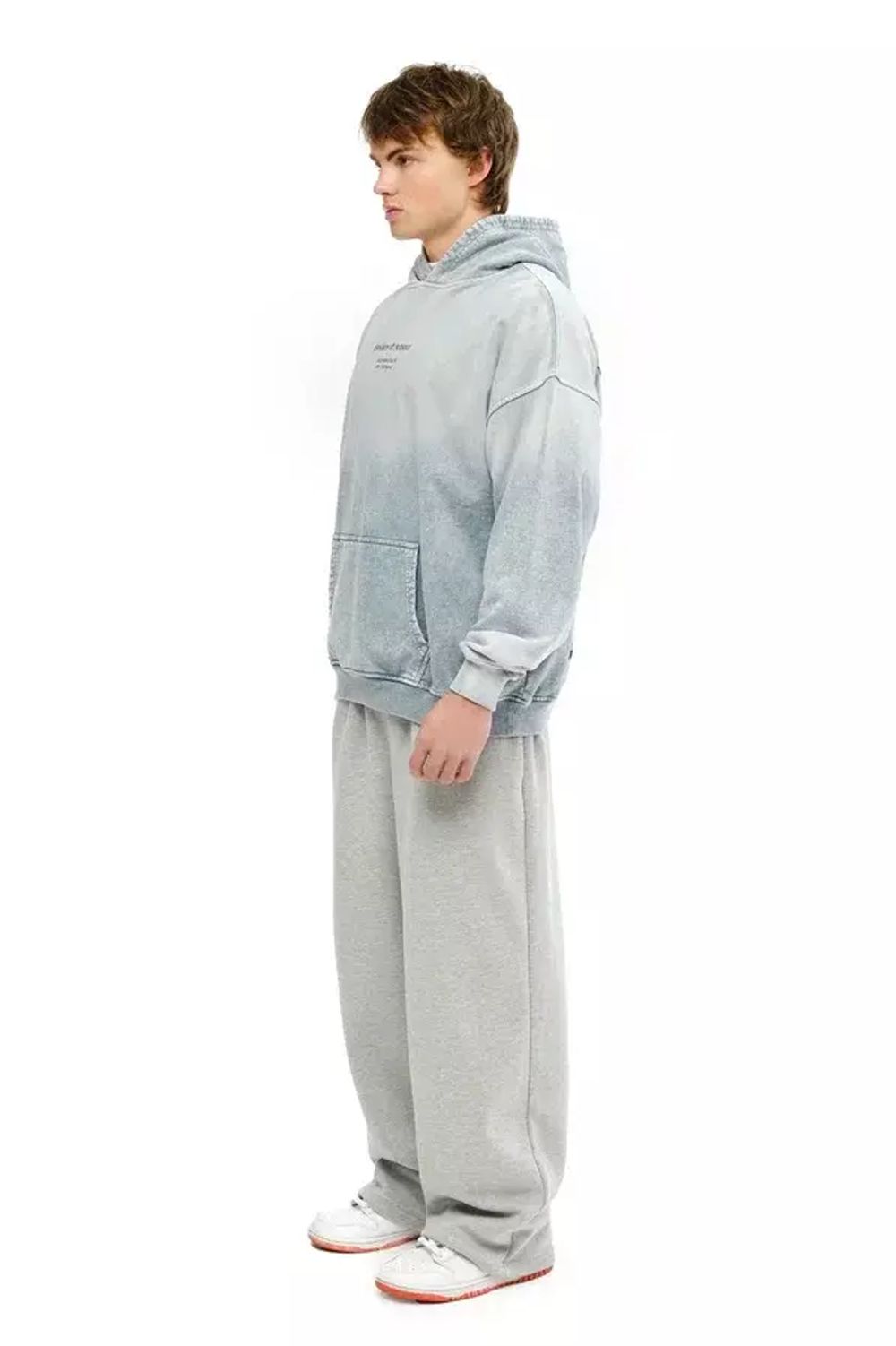 Худи Bruler d'Amour Garment Investigation серый