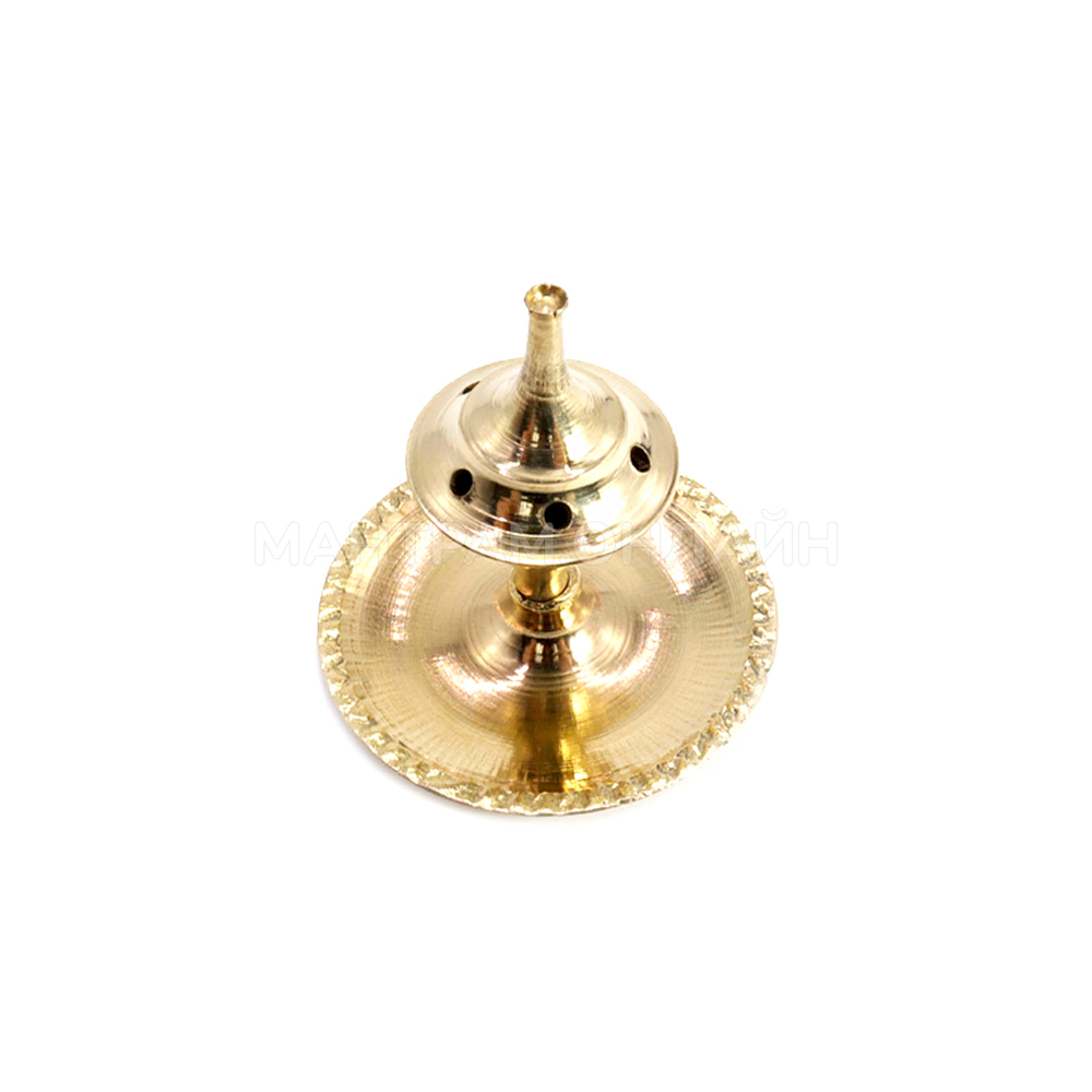 Подставка под благовония Фонарик металл латунь h-4,5 см d-4 см