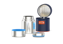 Термос для еды Biostal Авто (0,6 литра) с термочехлом, стальной