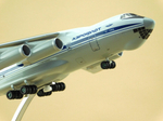 Модель самолета Ил-76МД (М1:100, АЭРОФЛОТ, RA-78850, шасси)