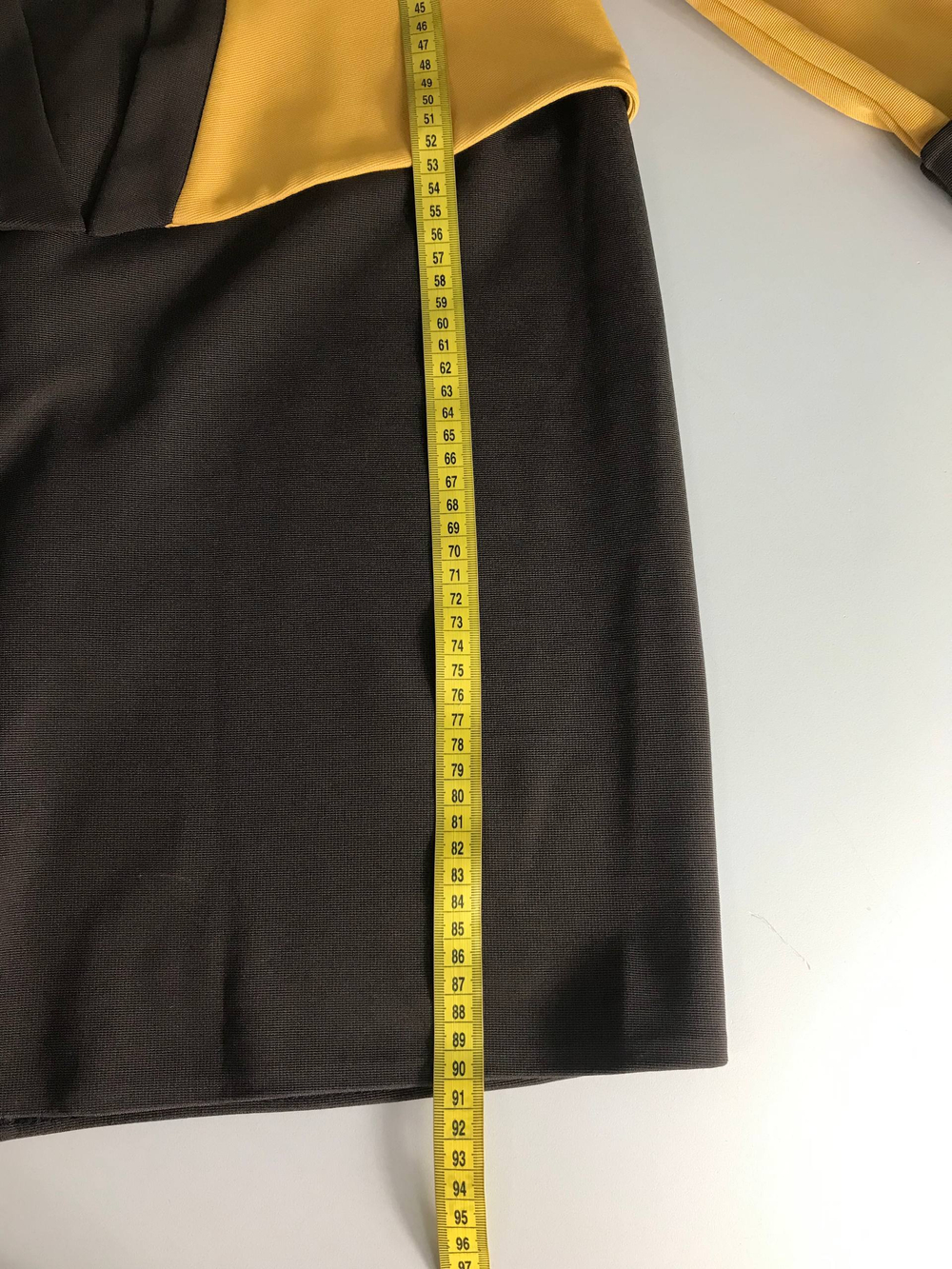 Платье в осенних оттенках, визуально на 50 размер