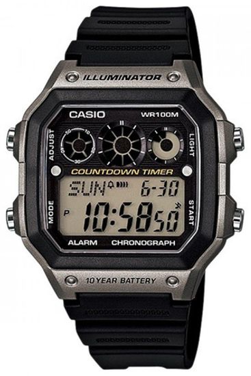 Мужские японские наручные часы Casio AE-1300WH-8A