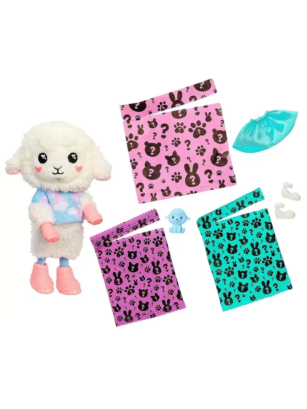 Кукла Барби Cutie Reveal Mini Ягненок HKR18 челси