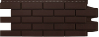 Фасадная панель Гранд Лайн Клинкерный кирпич, Стандарт коричневая