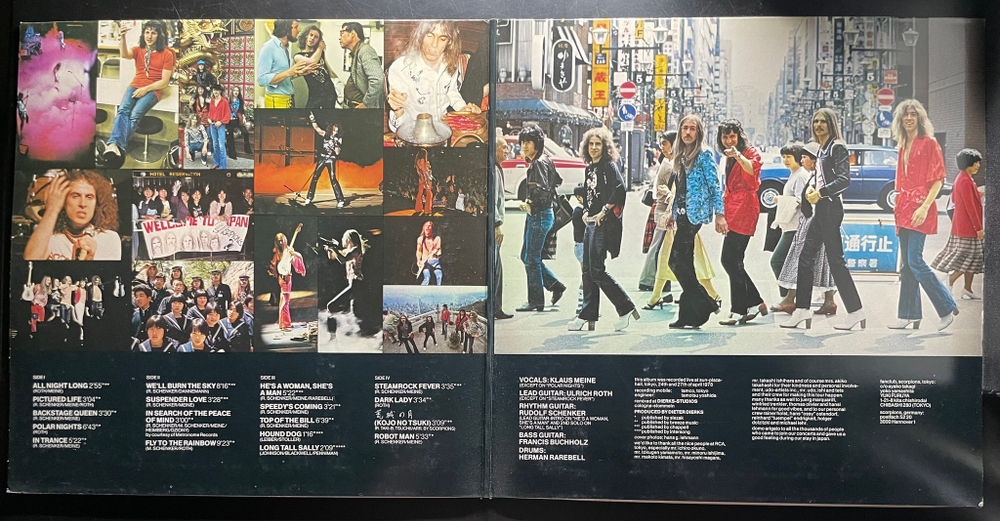 Scorpions ‎– Tokyo Tapes 2LP (Германия 1978г.)