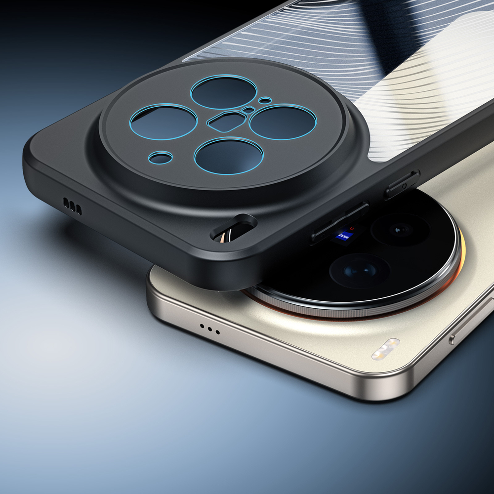 Чехол прозрачный противоударный для Vivo X300 Pro, серия Aimo Series от Dux Ducis