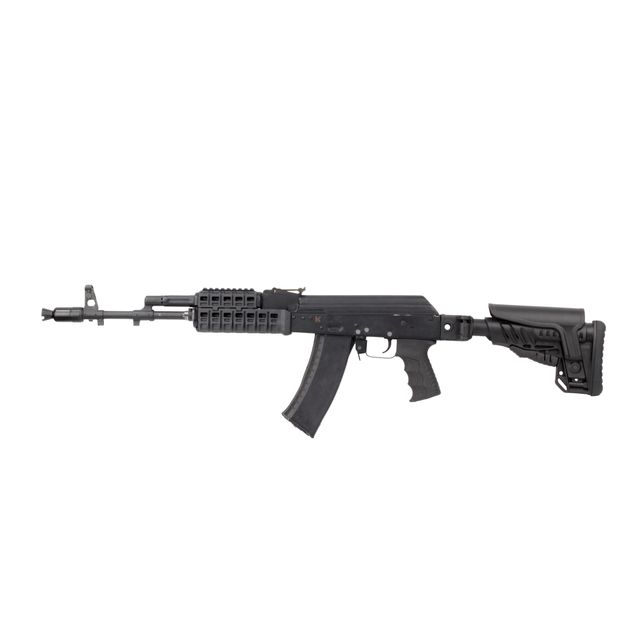 Пластиковый приклад на АК-74, DLG Tactical черный