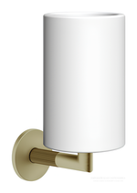 Cтакан Gessi Ingranaggio, настенный, цвет White/Brass Brushed PVD
