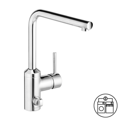 KLUDI L-INE Однорычажный кухонный смеситель с доп. краном для подключения бытовой техники