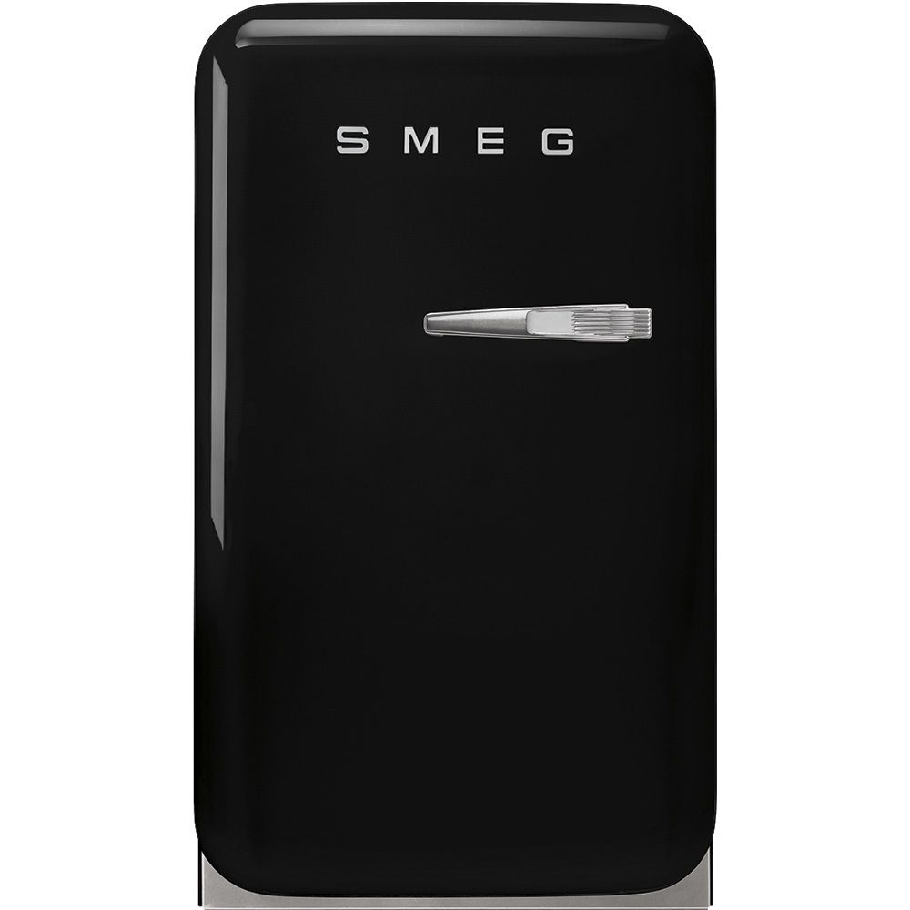 Минихолодильник черный без морозилки Smeg FAB5LBL5