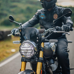 Стекло ветровое Royal Enfield, цвет - черный, арт. 1990530