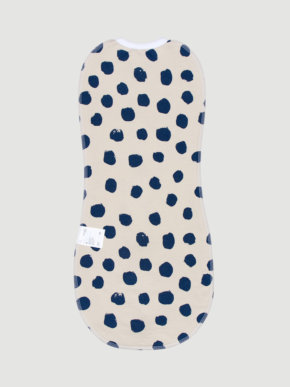 Утеплённый кокон Mjölk Горошки