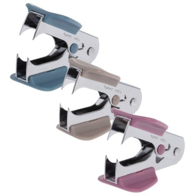 Антистеплер Hatber Mist, № 24/6, 26/6, с фиксатором, ассорти, 1 шт