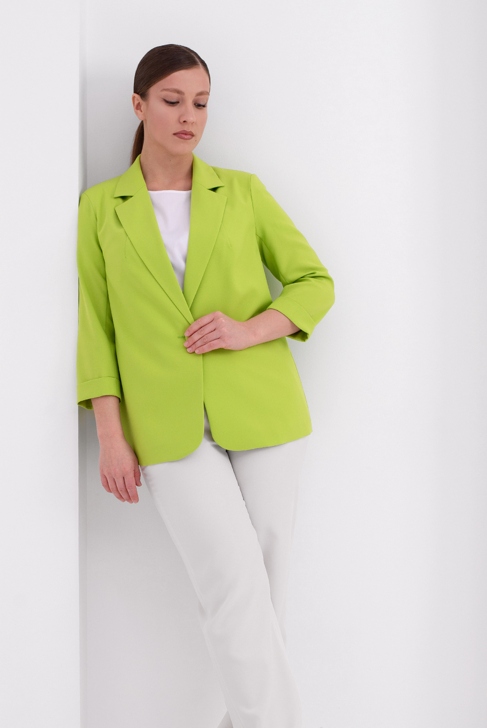 Жакет женский 3881зпб, салатовый #513Сал043881зпб
